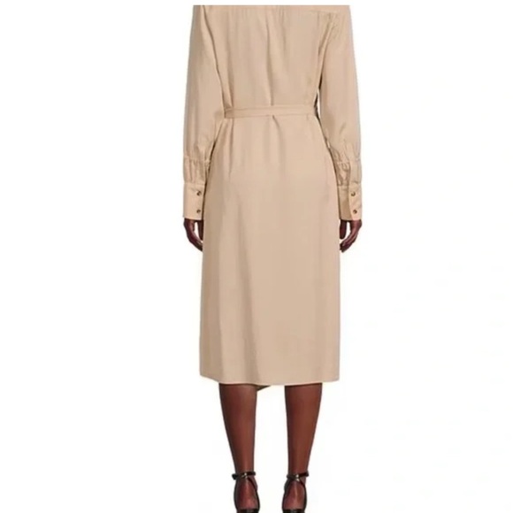 Elegant Gibson & Latimer Johnny Collar
Long Sleeve Wrap Midi Dress NWT 115.00 - Picture 2 of 3